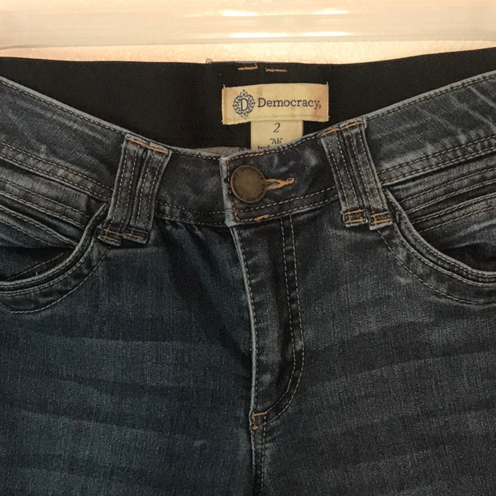 Democracy “Ab” technology Blue Jeans Size 2